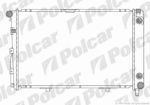 Polcar 500108-3 - Radiator, mühərrikin soyudulması furqanavto.az