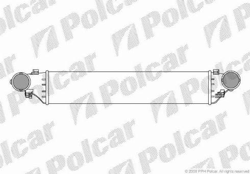 Polcar 5003J83X - Intercooler, şarj cihazı furqanavto.az