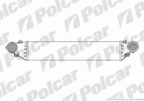 Polcar 5003J82X - Intercooler, şarj cihazı furqanavto.az