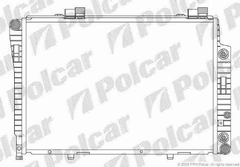 Polcar 5002084X - Radiator, mühərrikin soyudulması furqanavto.az