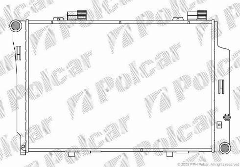 Polcar 500208-1 - Radiator, mühərrikin soyudulması furqanavto.az