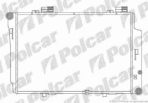 Polcar 500208-3 - Radiator, mühərrikin soyudulması furqanavto.az