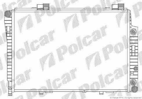 Polcar 5002082X - Radiator, mühərrikin soyudulması furqanavto.az
