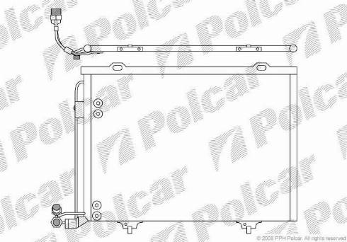 Polcar 5002K83X - Kondenser, kondisioner furqanavto.az