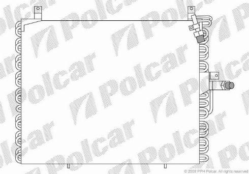 Polcar 5014K8A4 - Kondenser, kondisioner furqanavto.az