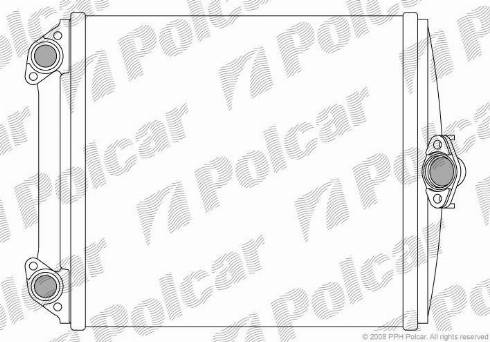 Polcar 5014N8-2 - İstilik dəyişdiricisi, daxili isitmə furqanavto.az