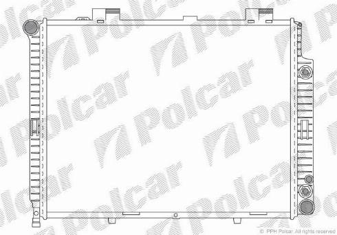 Polcar 5015081X - Radiator, mühərrikin soyudulması furqanavto.az