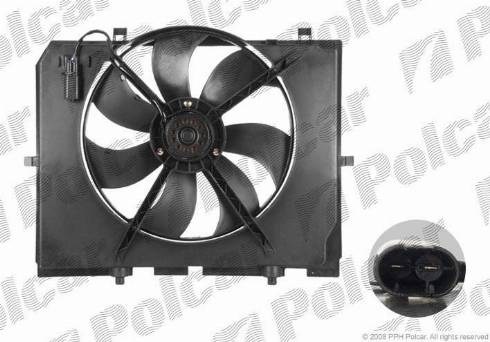 Polcar 501523W4 - Fen, radiator furqanavto.az