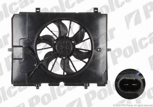 Polcar 501523W5 - Fen, radiator furqanavto.az