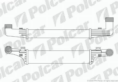 Polcar 5015J8-4 - Intercooler, şarj cihazı furqanavto.az