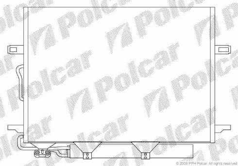 Polcar 5016K81X - Kondenser, kondisioner furqanavto.az