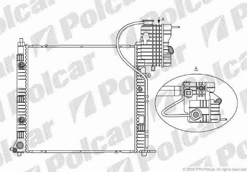 Polcar 5012084X - Radiator, mühərrikin soyudulması furqanavto.az