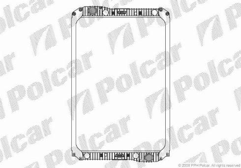 Polcar 508108-1 - Radiator, mühərrikin soyudulması furqanavto.az