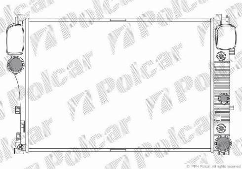 Polcar 503108-1 - Radiator, mühərrikin soyudulması furqanavto.az