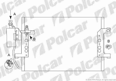 Polcar 5038K81X - Kondenser, kondisioner furqanavto.az