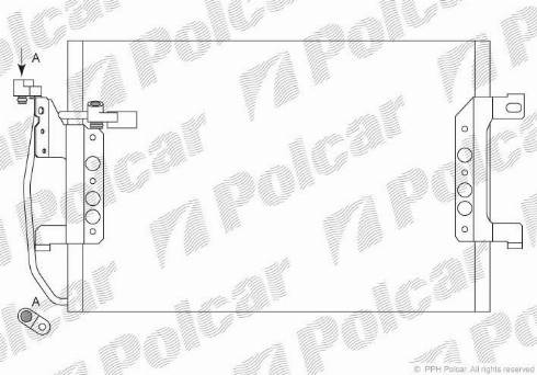 Polcar 5038K8C1 - Kondenser, kondisioner furqanavto.az