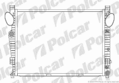 Polcar 5025083X - Radiator, mühərrikin soyudulması furqanavto.az