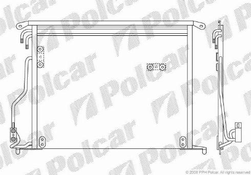 Polcar 5025K81X - Kondenser, kondisioner furqanavto.az