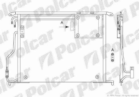 Polcar 5025K8C3 - Kondenser, kondisioner furqanavto.az