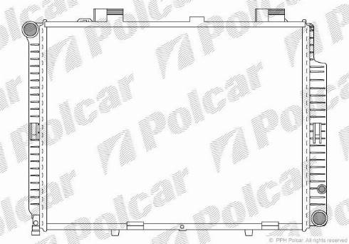 Polcar 5021081X - Radiator, mühərrikin soyudulması furqanavto.az