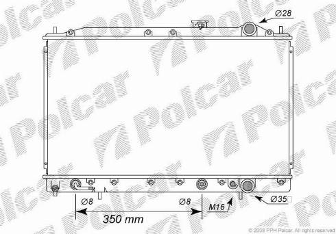 Polcar 5216083K - Radiator, mühərrikin soyudulması furqanavto.az