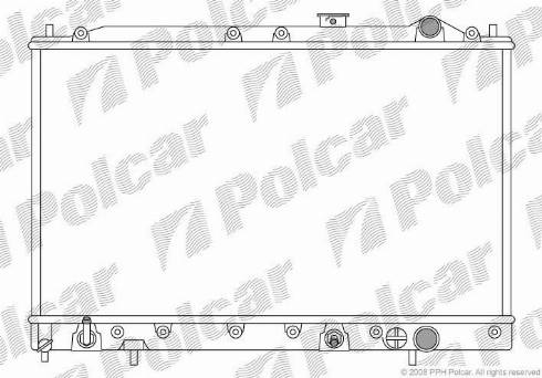 Polcar 521608-3 - Radiator, mühərrikin soyudulması furqanavto.az