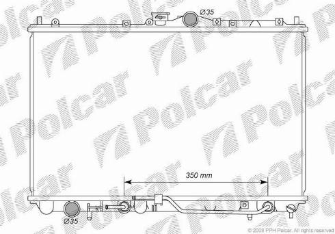 Polcar 5210082K - Radiator, mühərrikin soyudulması furqanavto.az