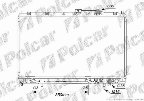 Polcar 5217084K - Radiator, mühərrikin soyudulması furqanavto.az