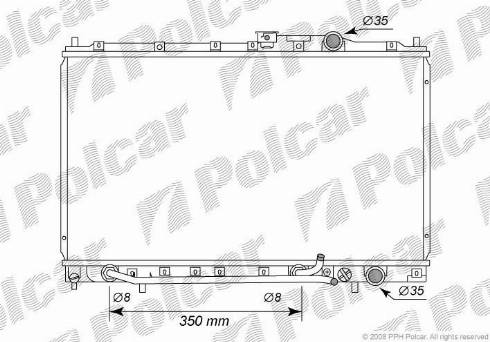Polcar 521708-5 - Radiator, mühərrikin soyudulması furqanavto.az
