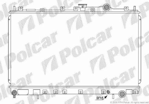 Polcar 5217081K - Radiator, mühərrikin soyudulması furqanavto.az
