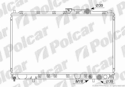Polcar 5217083K - Radiator, mühərrikin soyudulması furqanavto.az