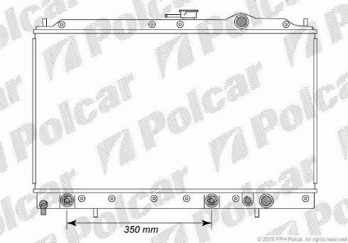 Polcar 5220085K - Radiator, mühərrikin soyudulması furqanavto.az
