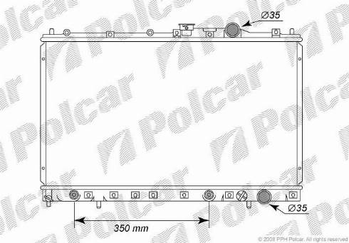Polcar 522008-5 - Radiator, mühərrikin soyudulması furqanavto.az