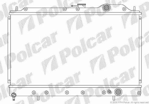 Polcar 5220081K - Radiator, mühərrikin soyudulması furqanavto.az