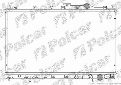 Polcar 522008-1 - Radiator, mühərrikin soyudulması furqanavto.az