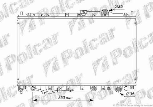 Polcar 5221084K - Radiator, mühərrikin soyudulması furqanavto.az