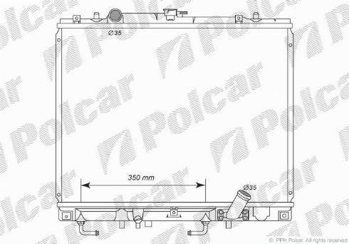 Polcar 5271081K - Radiator, mühərrikin soyudulması furqanavto.az