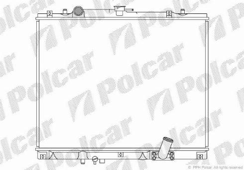 Polcar 527308-3 - Radiator, mühərrikin soyudulması furqanavto.az