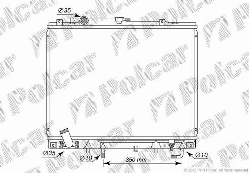 Polcar 5273082K - Radiator, mühərrikin soyudulması furqanavto.az