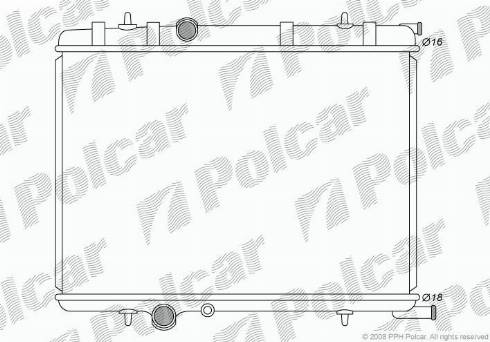 Polcar 579008-2 - Radiator, mühərrikin soyudulması furqanavto.az