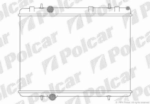 Polcar 579208-1 - Radiator, mühərrikin soyudulması furqanavto.az