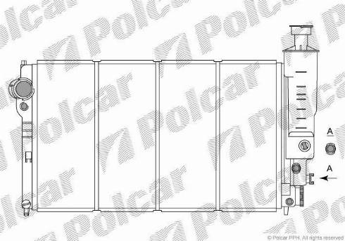 Polcar 574508-9 - Radiator, mühərrikin soyudulması furqanavto.az