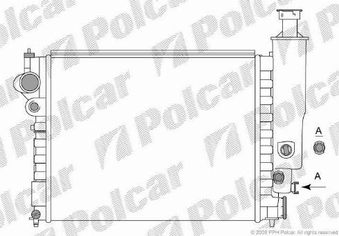Polcar 5745083X - Radiator, mühərrikin soyudulması furqanavto.az