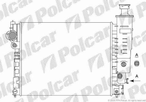 Polcar 574508-3 - Radiator, mühərrikin soyudulması furqanavto.az