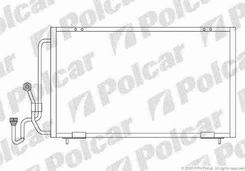 Polcar 5745K8C3 - Kondenser, kondisioner furqanavto.az