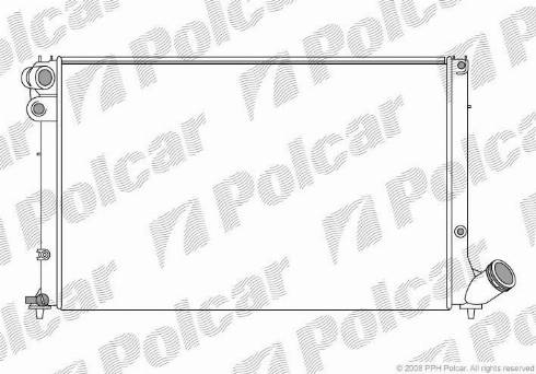 Polcar 5746085X - Radiator, mühərrikin soyudulması furqanavto.az