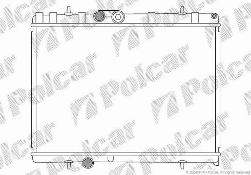 Polcar 574808-5 - Radiator, mühərrikin soyudulması furqanavto.az