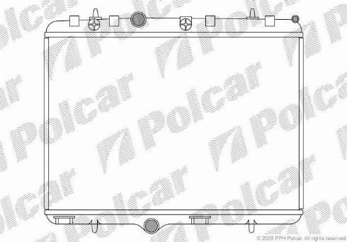 Polcar 574808-1 - Radiator, mühərrikin soyudulması furqanavto.az