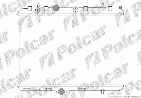 Polcar 574808A1 - Radiator, mühərrikin soyudulması furqanavto.az