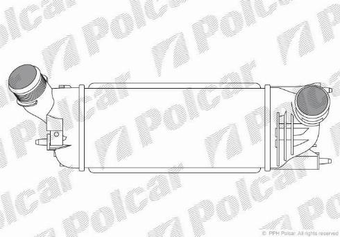 Polcar 5748J81X - Intercooler, şarj cihazı furqanavto.az